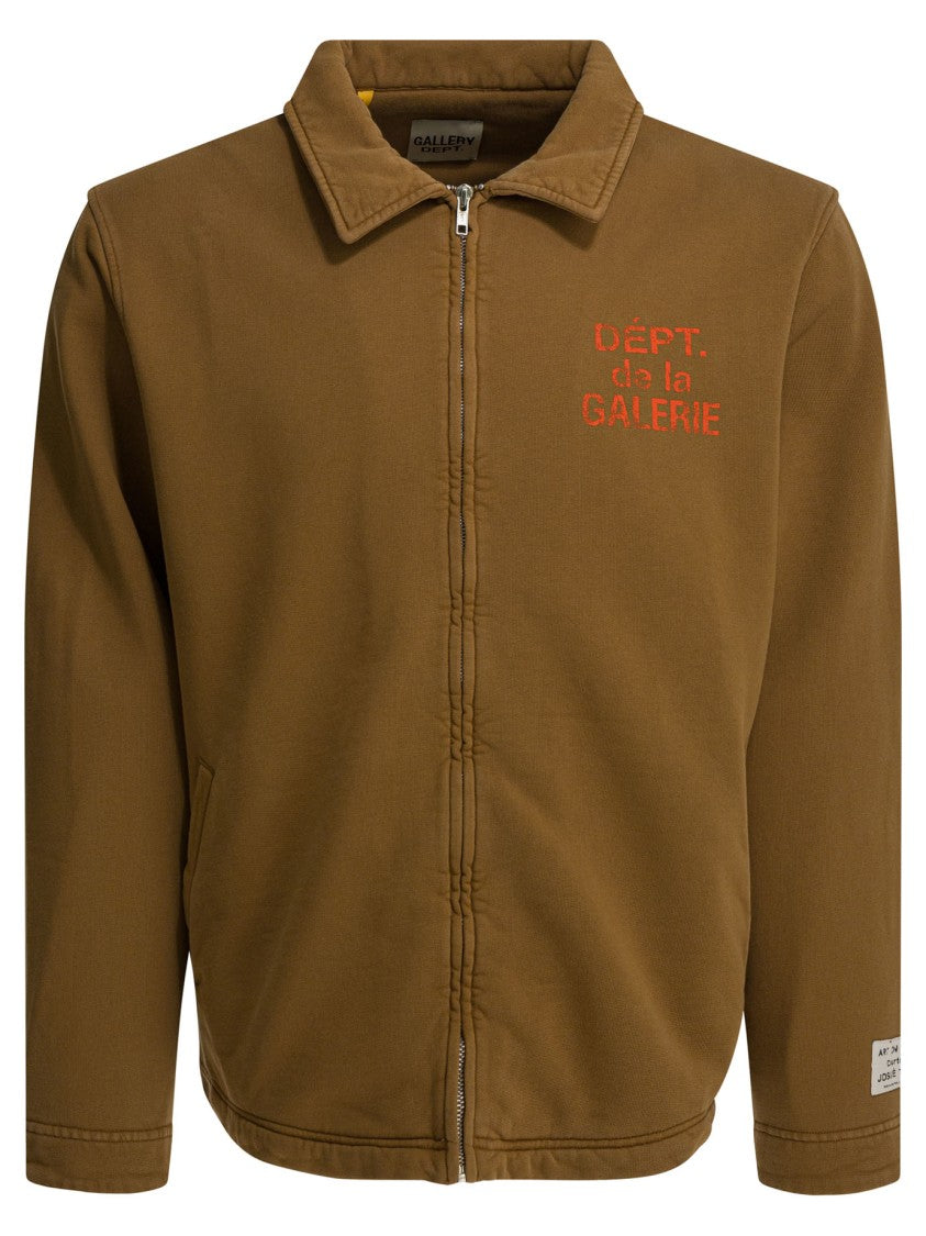 Gallery Dept. Boxy Beige Jacket With Zipper Closure