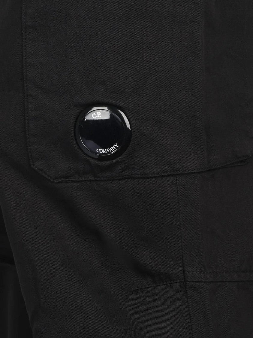 C.P. Company Relaxed Fit Black Cargo Pants