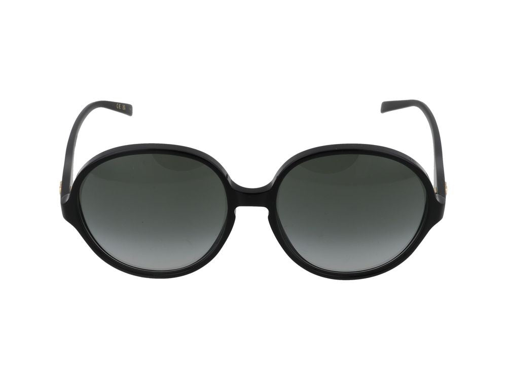 Valentino Black Vg0017s Recycled Acetate Rounded Sunglasses