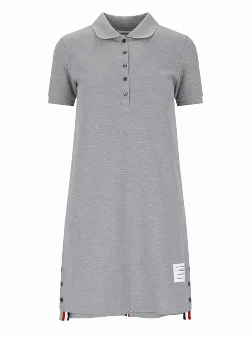Thom Browne Polo Collar Midi Dress