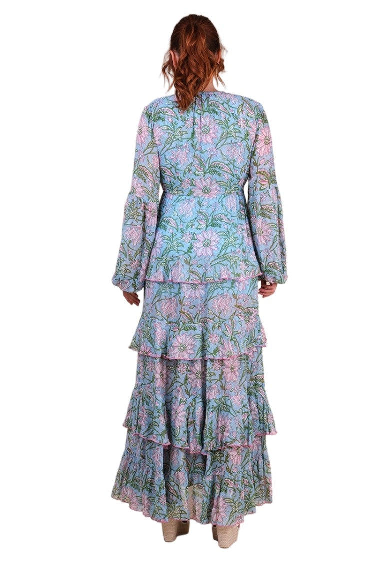 Miss June Rosa Long Dress