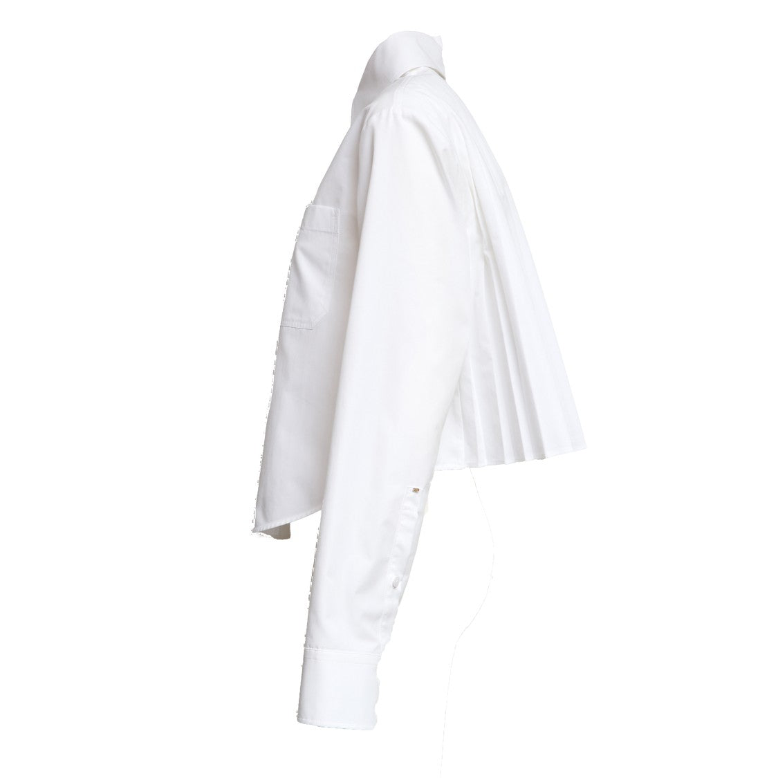 Sportmax Ceppo Technical Cotton Cropped Shirt