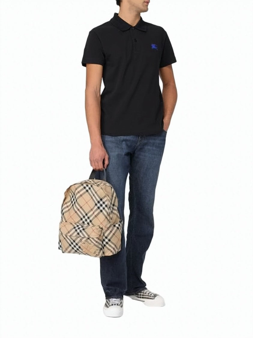 Burberry Fitted Short-Sleeve Polo Shirt