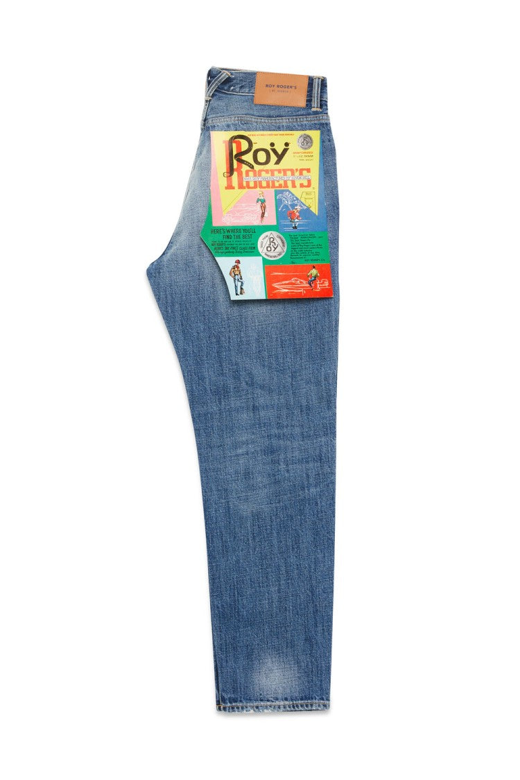 Roy Rogers Tapered Denim Jeans With Limited Edition Design