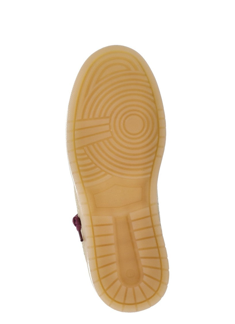 Evenu Equal Beige Suede Low-Top Sneakers