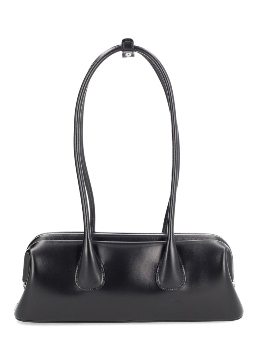 Osoi Sleek Elongated Mini Handbag With Glossy Finish