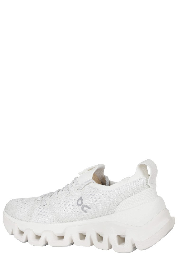 On Running Ivory Cloud X Tempo Mesh Rubber Sole Nylon Sneakers