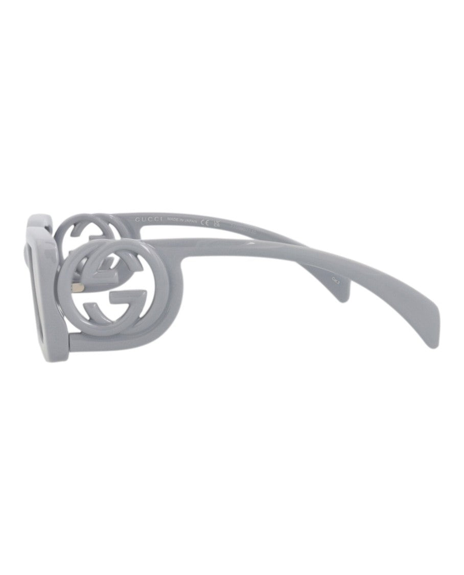 Gucci Square-Frame Injection Sunglasses With Cutout Accents