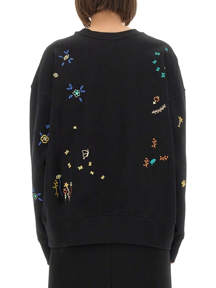 Ps Paul Smith "Floral" Embroidered Sweatshirt