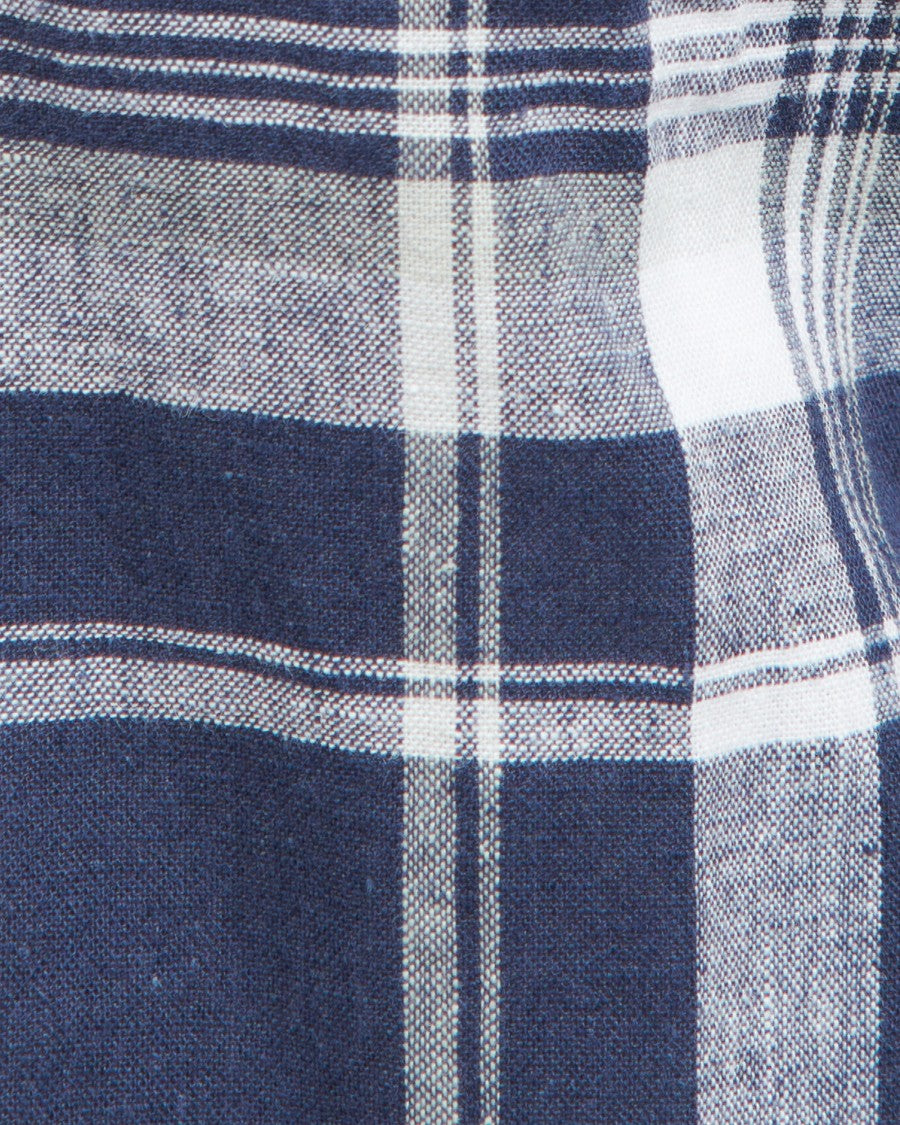 Barbour Ezra Check Linen And Cotton Shirt