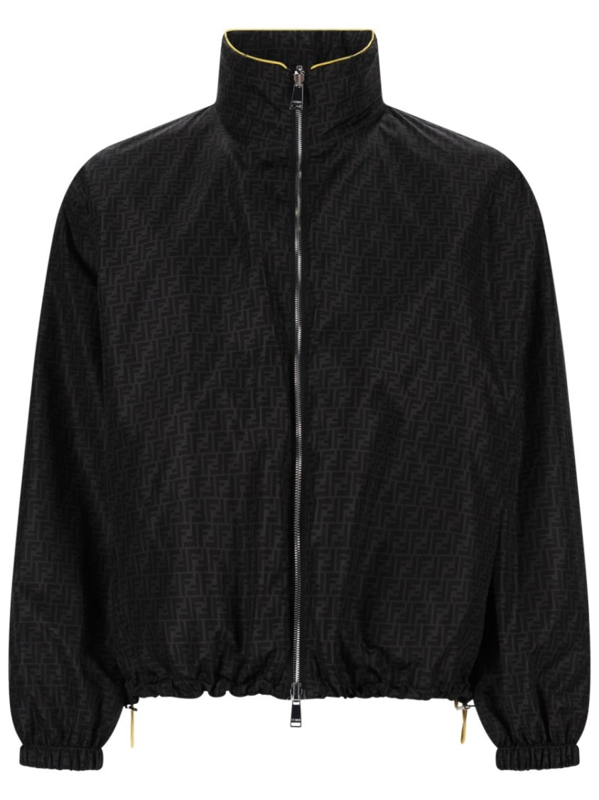 Fendi Reversible Windbreaker Jacket With Monogram Detailing