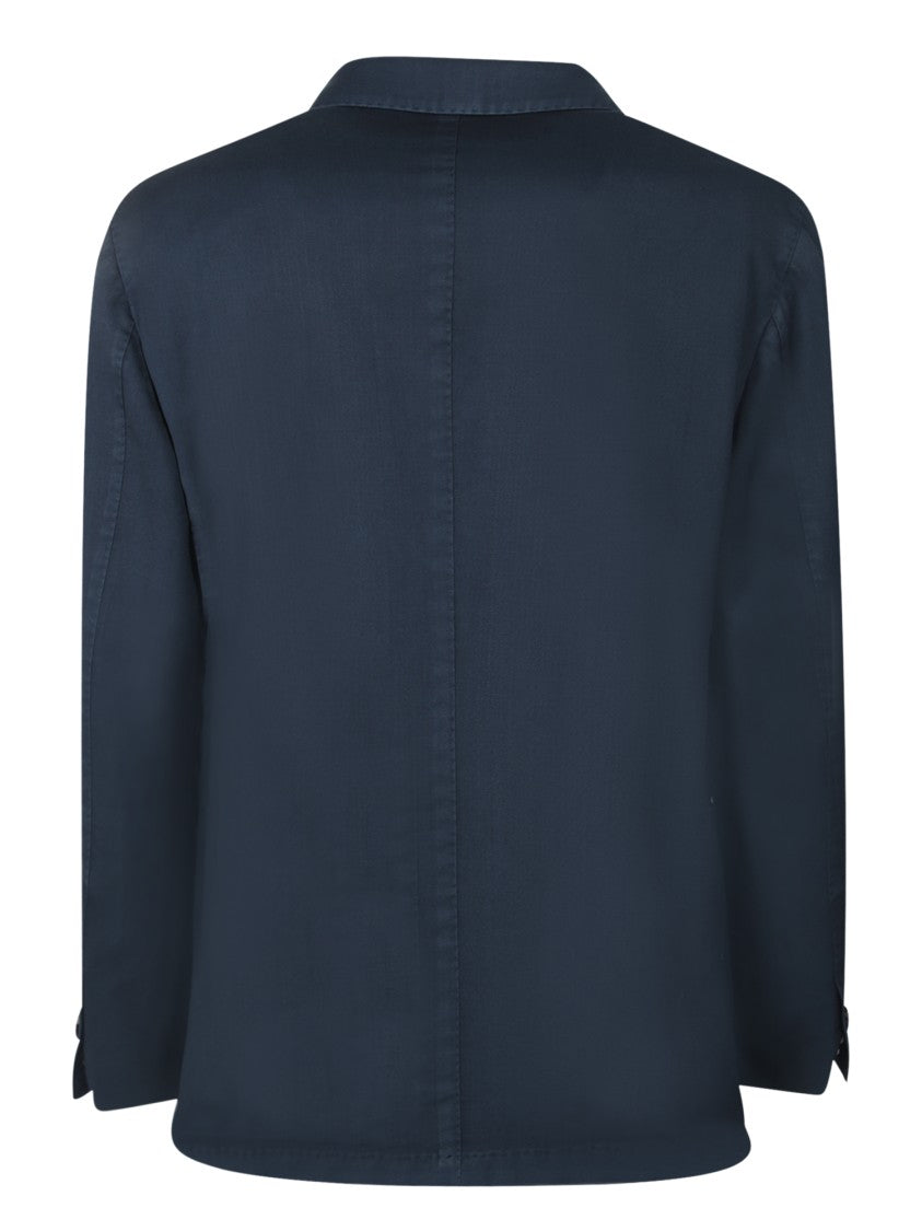 Dell'oglio Double-Breasted Blue Blazer