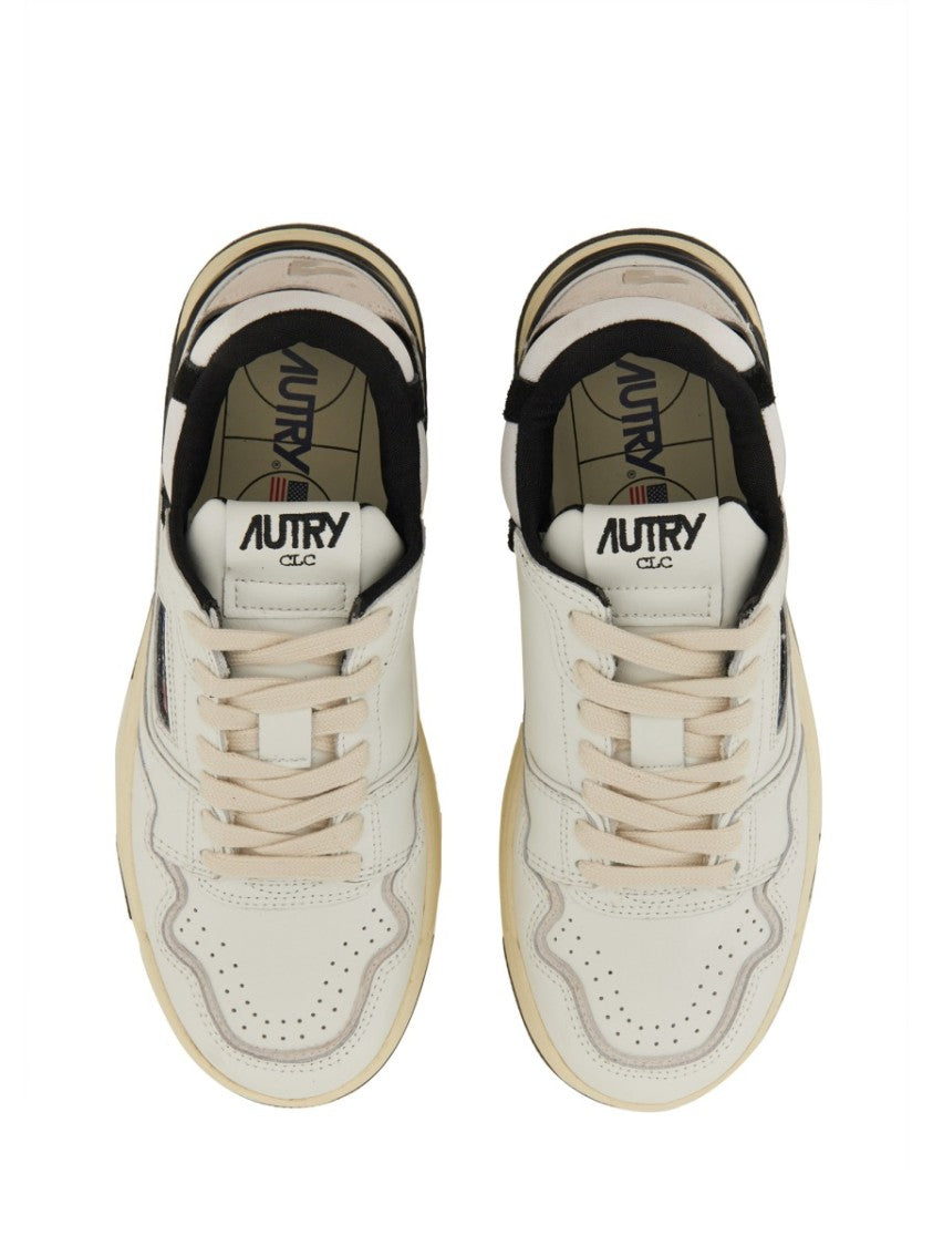 Autry Classic Low-Top Sneakers With Cow Leather And Suede Accents