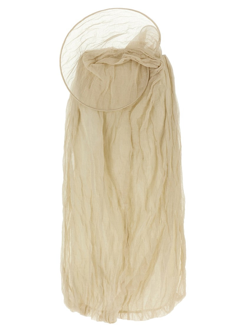 Magda Butrym Ruffled Midi Skirt With Balloon Hem