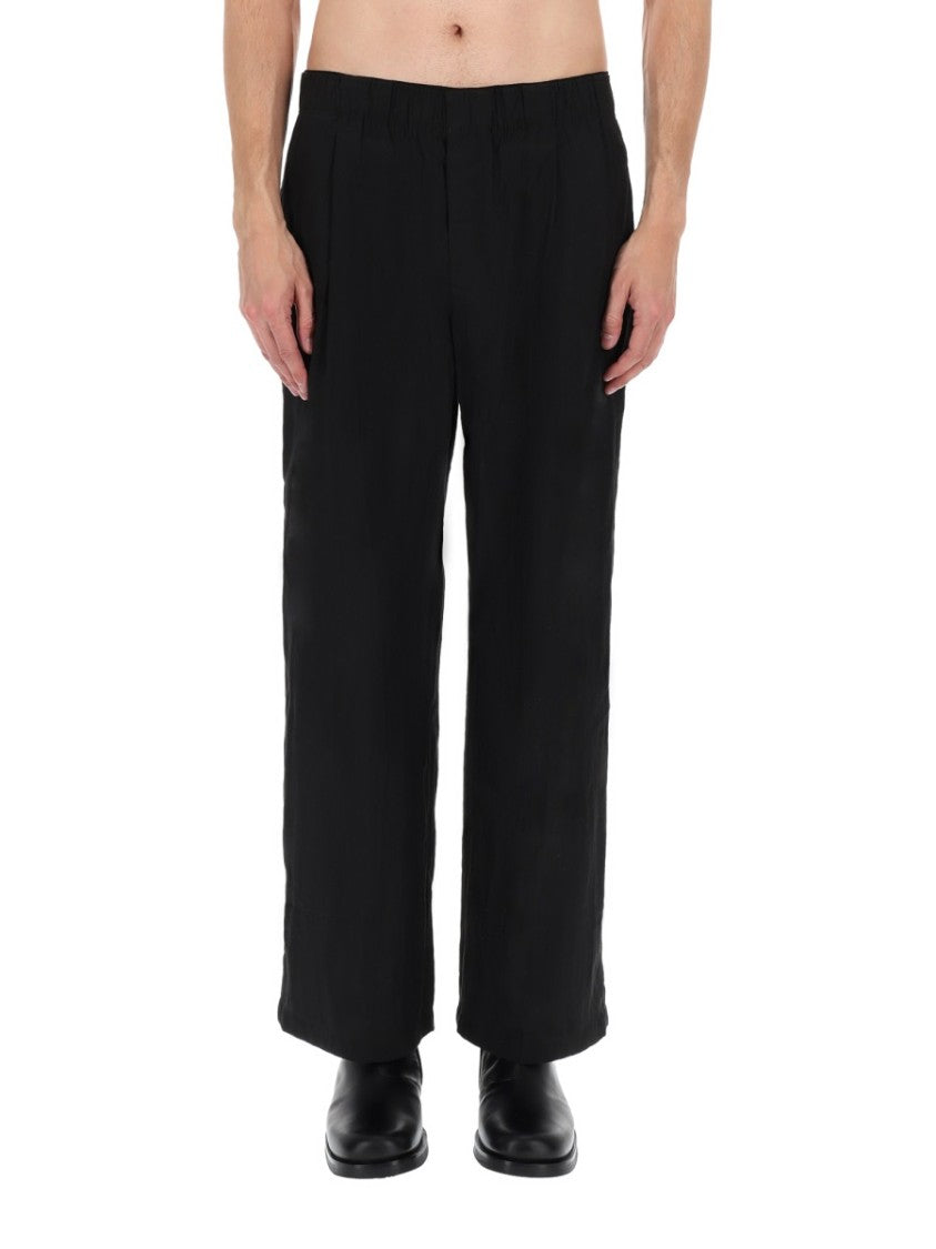 Our Legacy Linen Blend Textured Straight Pants