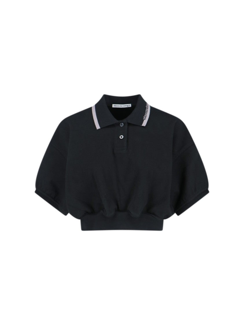 Alexander Wang Logo Polo – Black