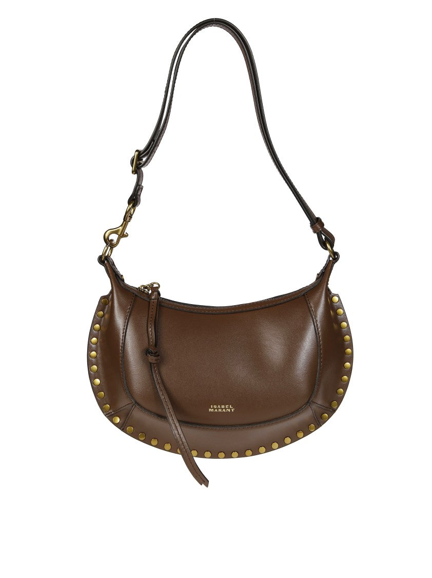 Isabel Marant Oskan Moon-Gz Leather Shoulder Bag