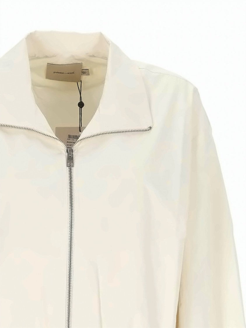 Paloma Wool Cropped Jacket With Front Zipper And Adjustable Waistband