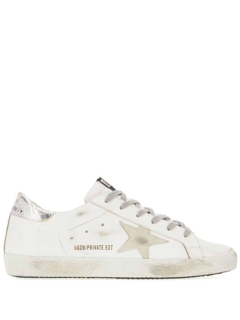 Golden Goose Low-Top Sneakers With Distressed Finish