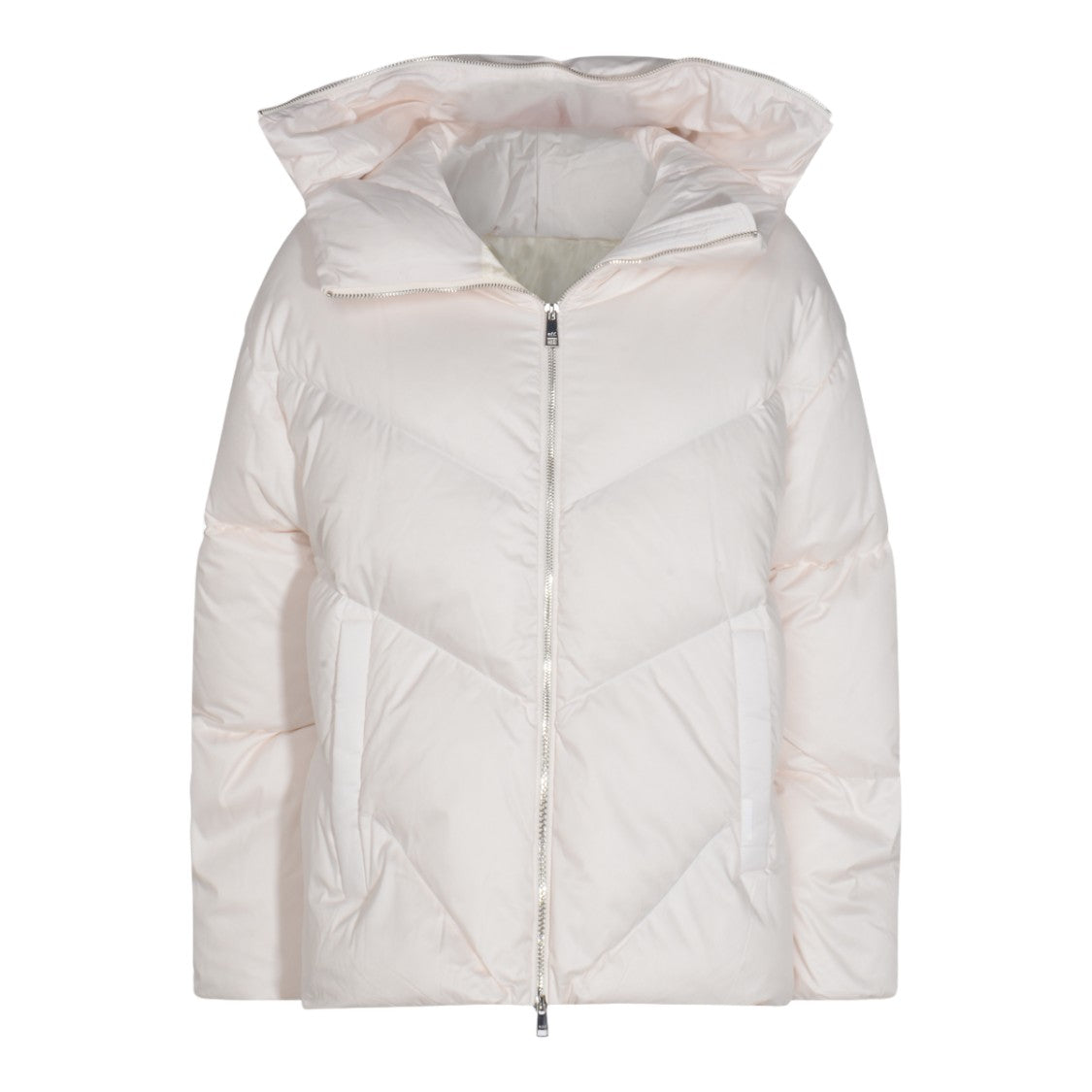 Add Puffer Coat With High Collar