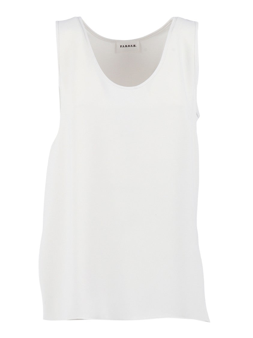 P.A.R.O.S.H. Blusa S Maniche Scoop Blouse