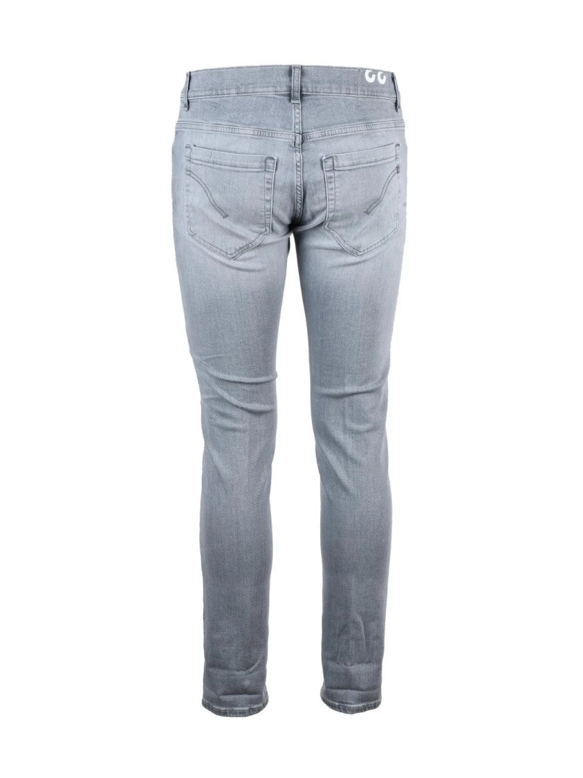 Dondup Grey George Distressed Skinny-Leg Jeans