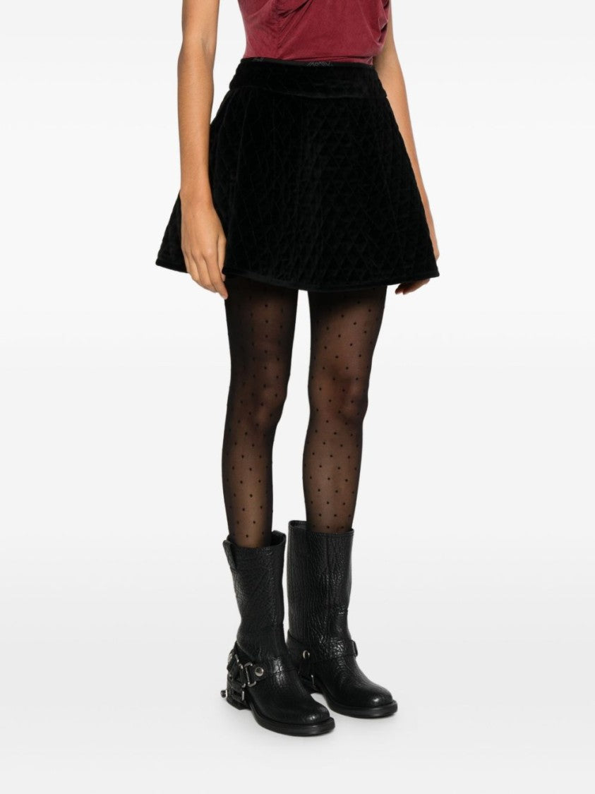 Vivienne Westwood Quilted A-Line Mini Skirt