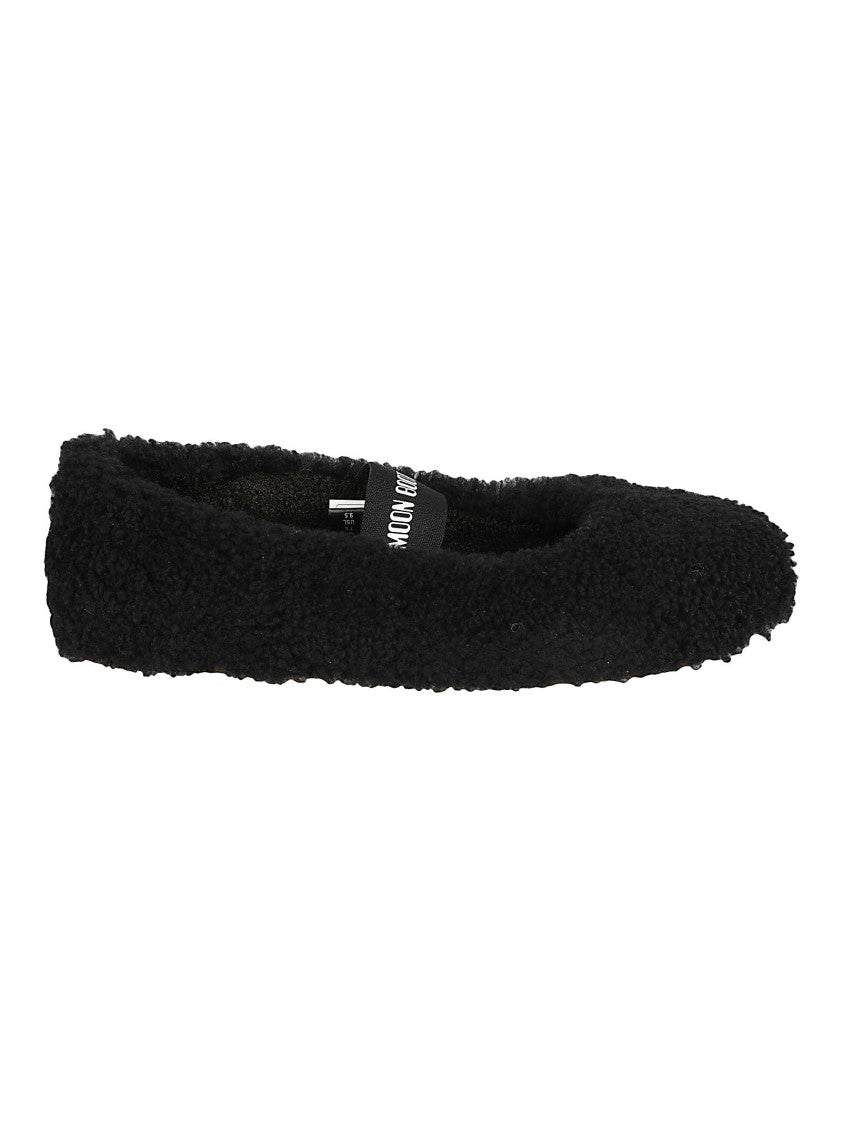 Moon Boot Shearling Ballerina Flats