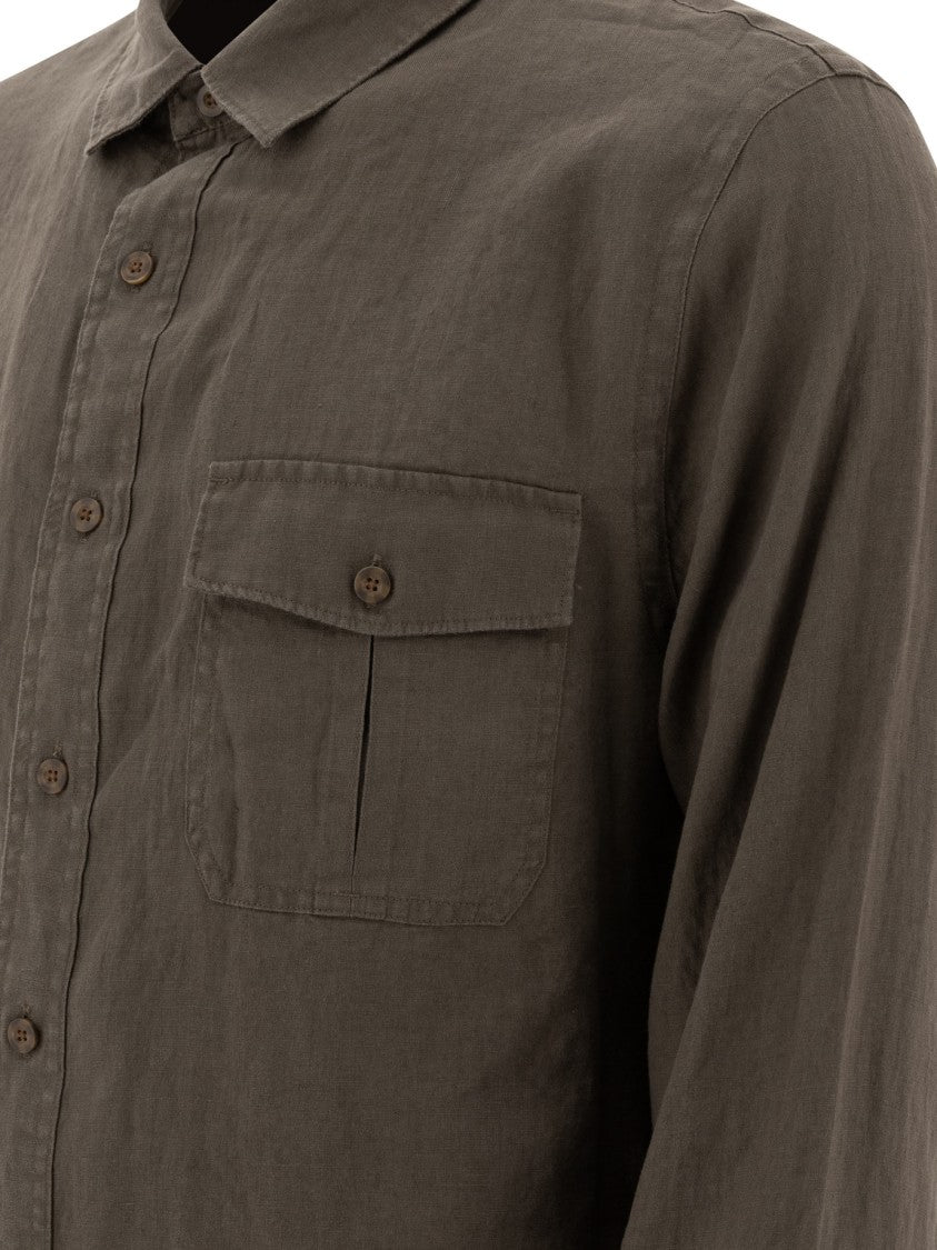 Vince Linen "Utility" Shirt