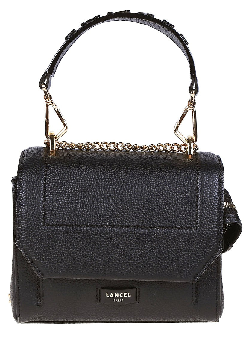 Lancel Ninon Small Black Leather Bag