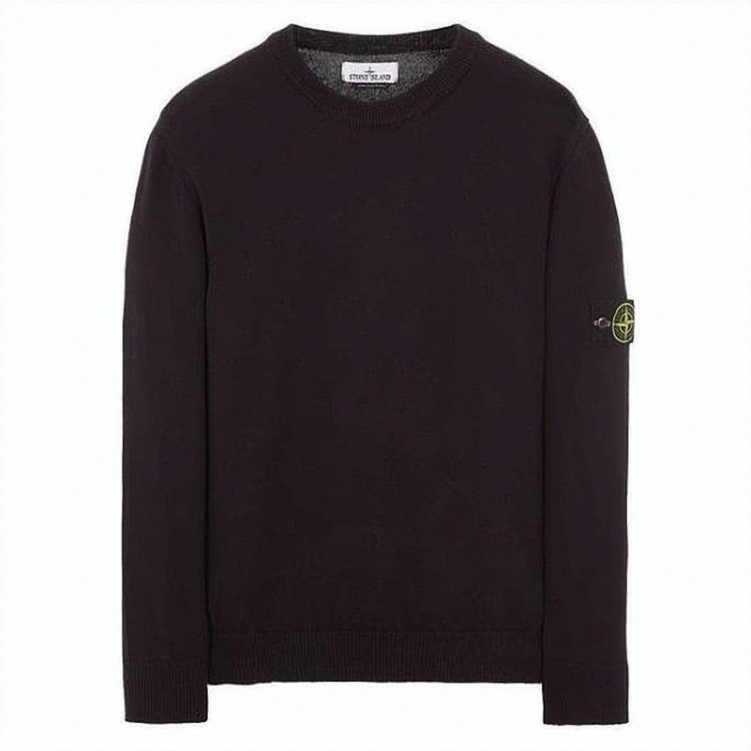 Stone Island Classic Crew Neck Black Sweater
