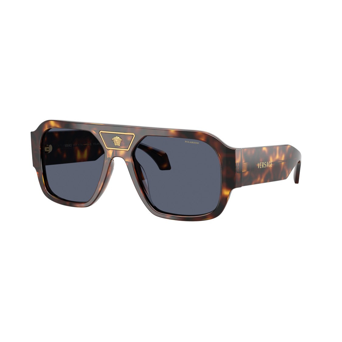 Versace 0Ve4508u Tortoiseshell Acetate Oversized Square Sunglasses