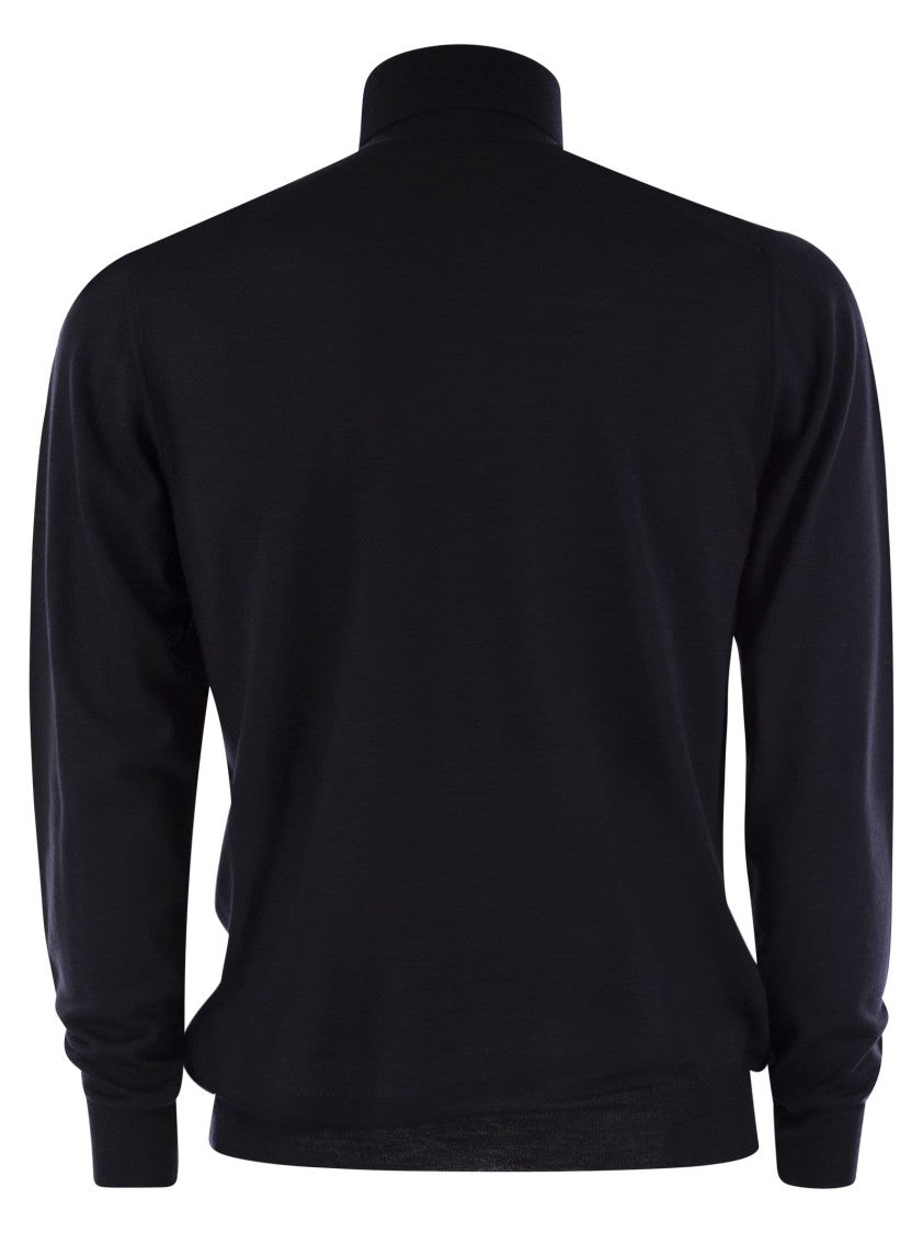 Fedeli Turtleneck Sweater In Virgin Wool