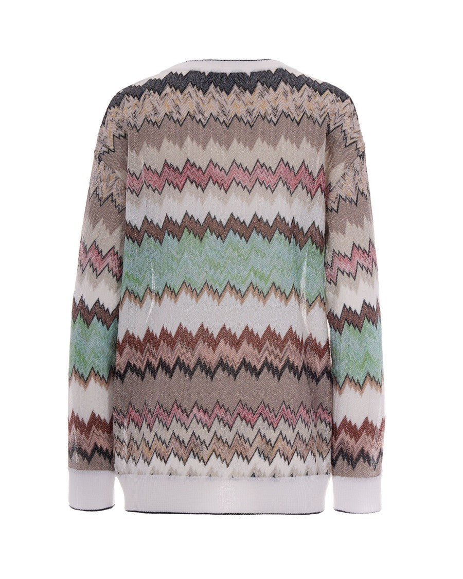 Missoni Snake Lamé Maxi Cardigan