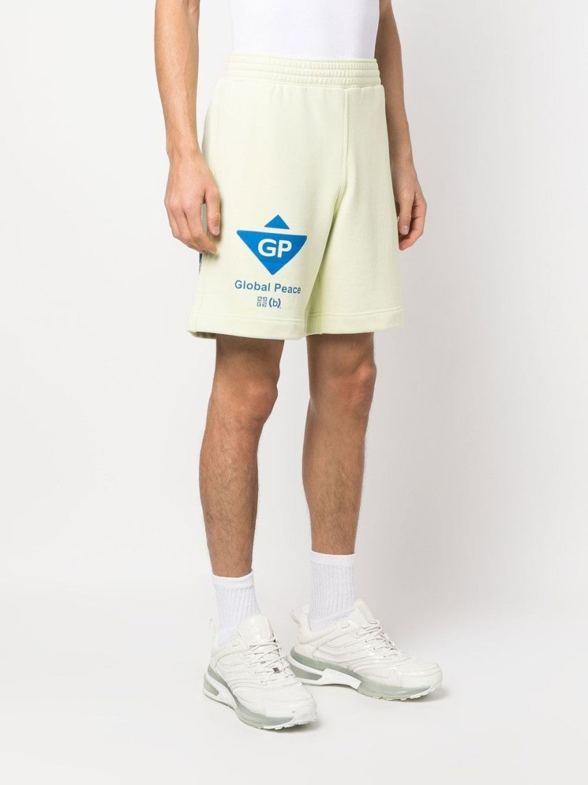 Givenchy Knee-Length Graphic-Print Track Shorts