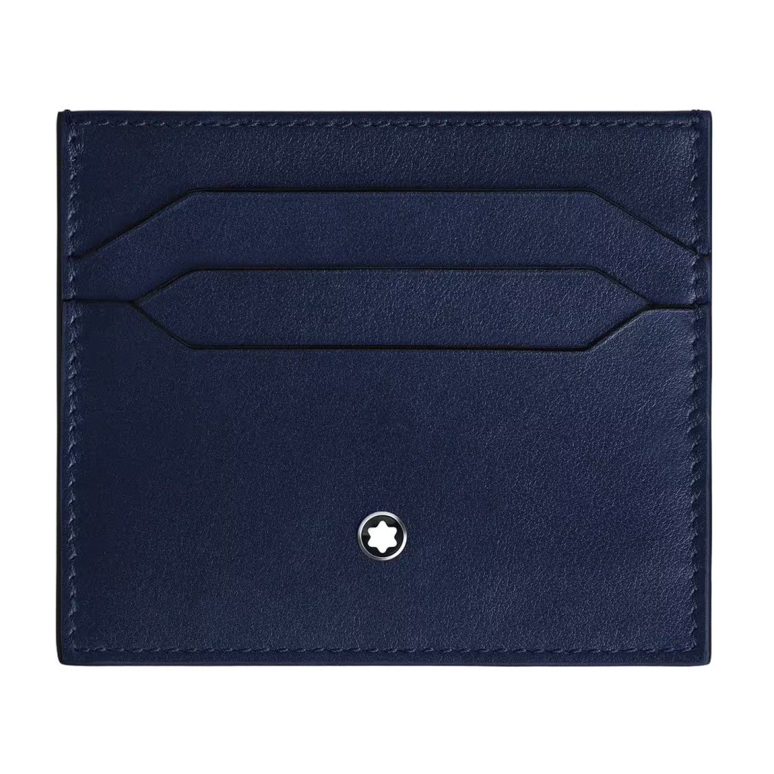 Montblanc Leather Card Holder With Circular Logo Detail