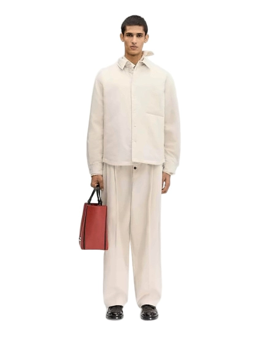 Jacquemus Relaxed Fit Long Sleeve Shirt With Classic Collar