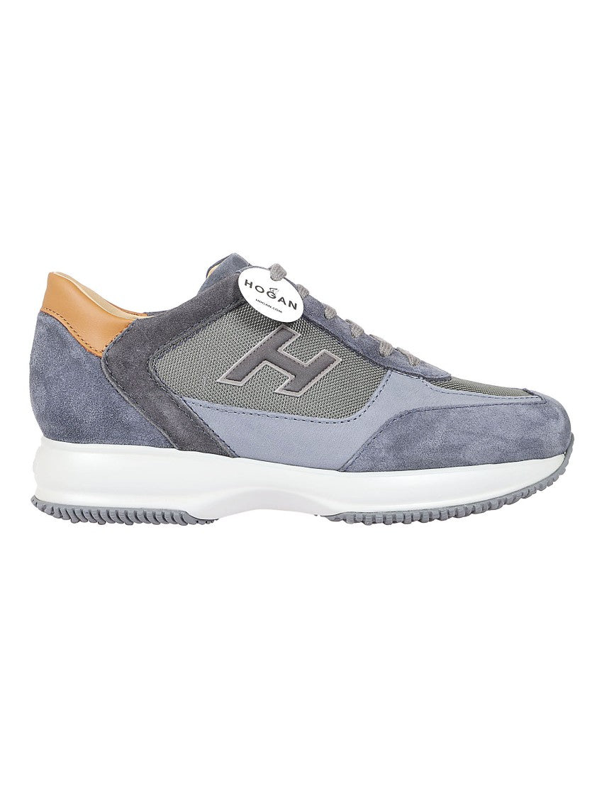 Hogan Interactive Leather And Suede Sneakers
