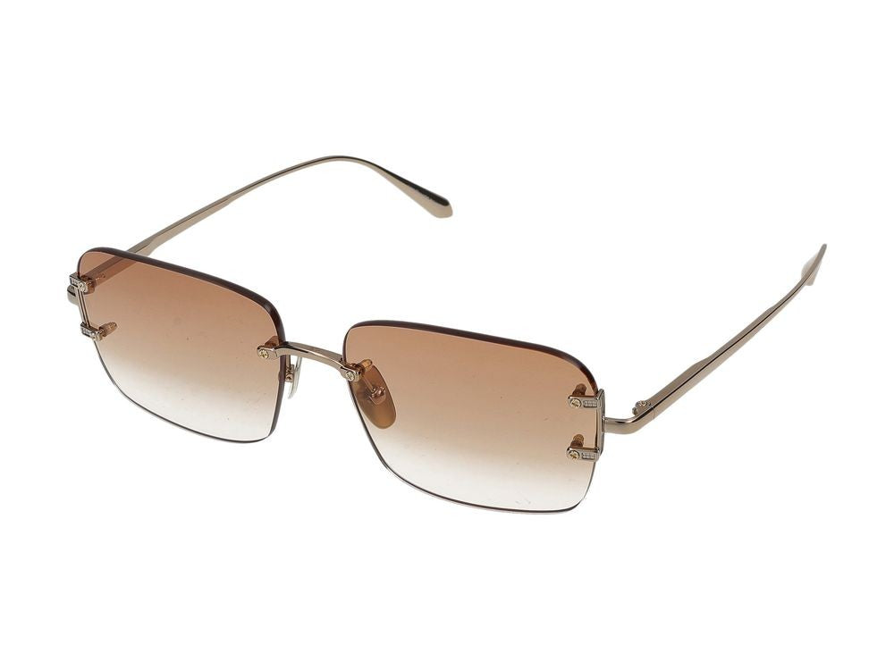 Linda Farrow Sunglasses Lfl1476 Sasha C4 Yellow Gold/Light Gold 58/17/145