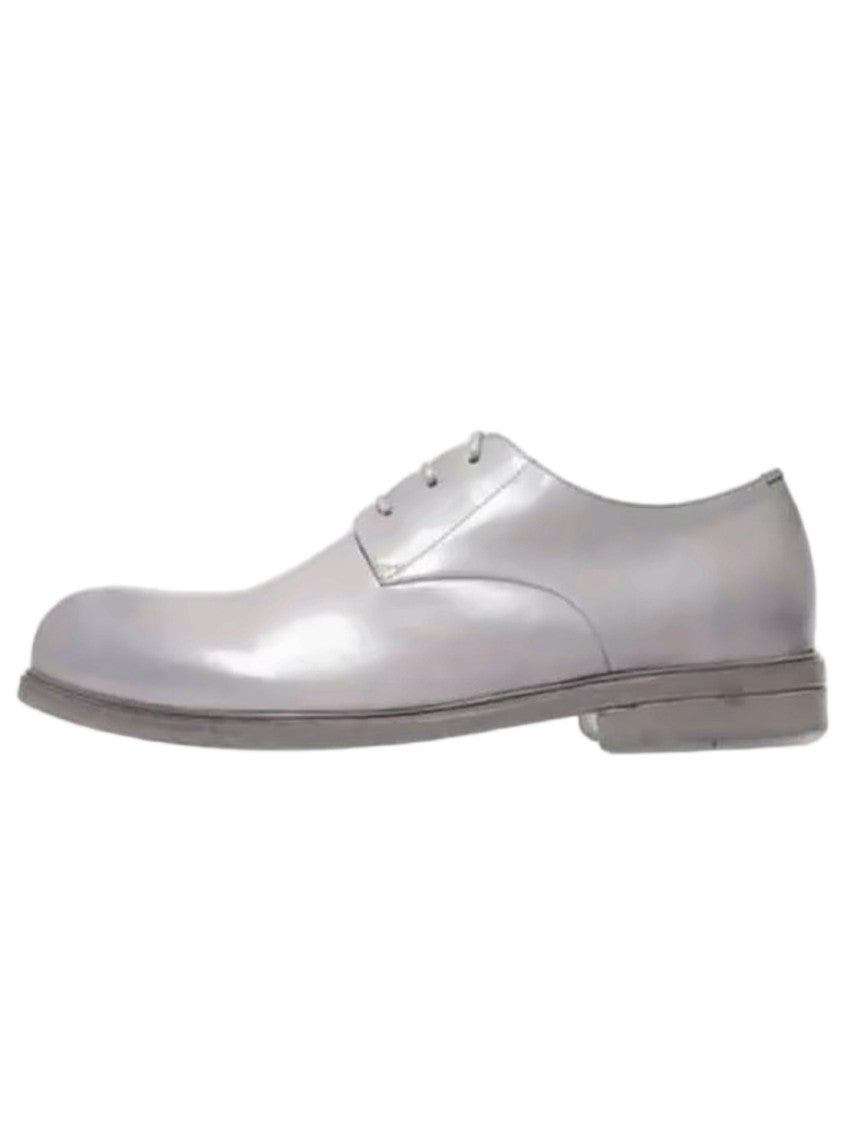Marsèll Polished Silver Minimalist Dress Shoes