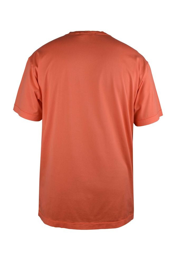 Stone Island Orange Cotton T-Shirt