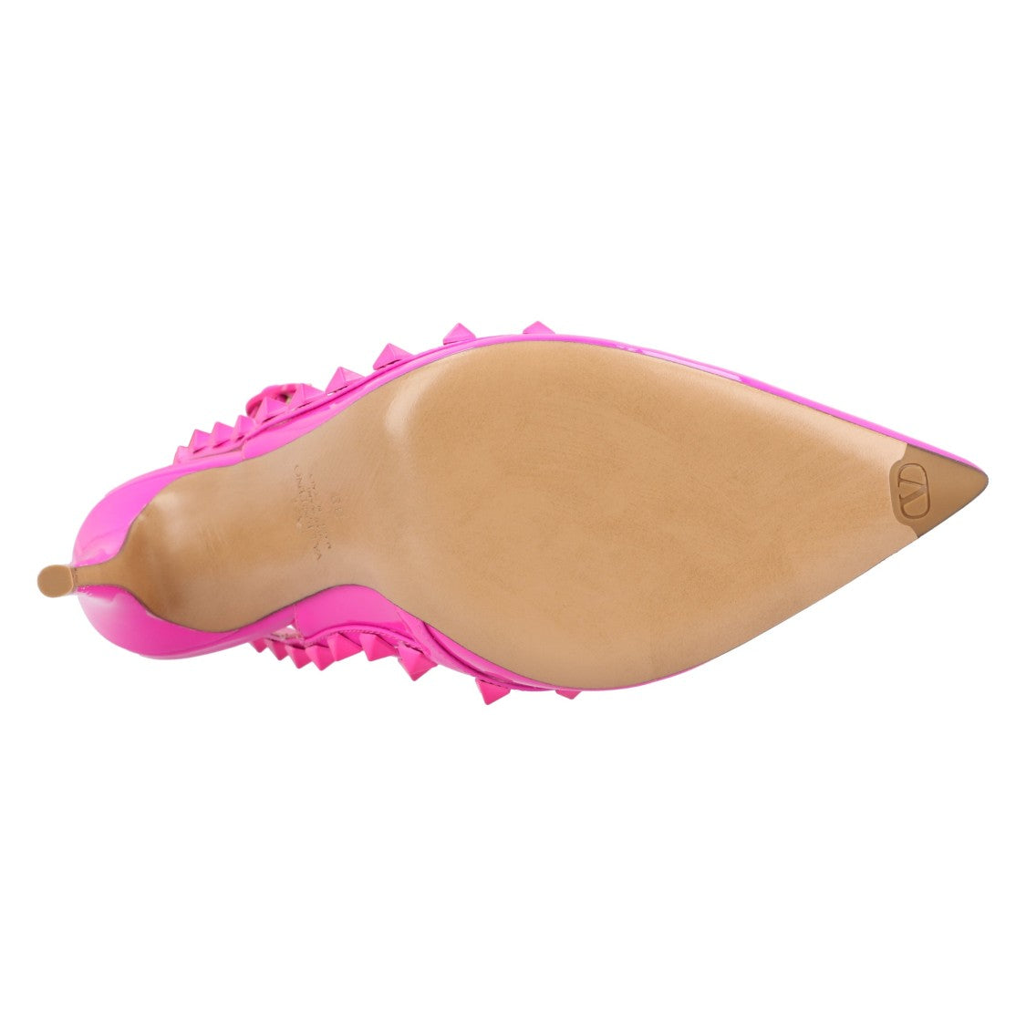 Valentino Rockstud Caged Pumps Pink