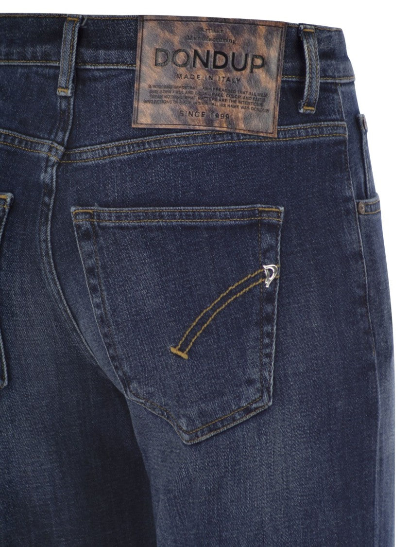 Dondup Jacklyn - Wide-Leg Stretch Denim Jeans