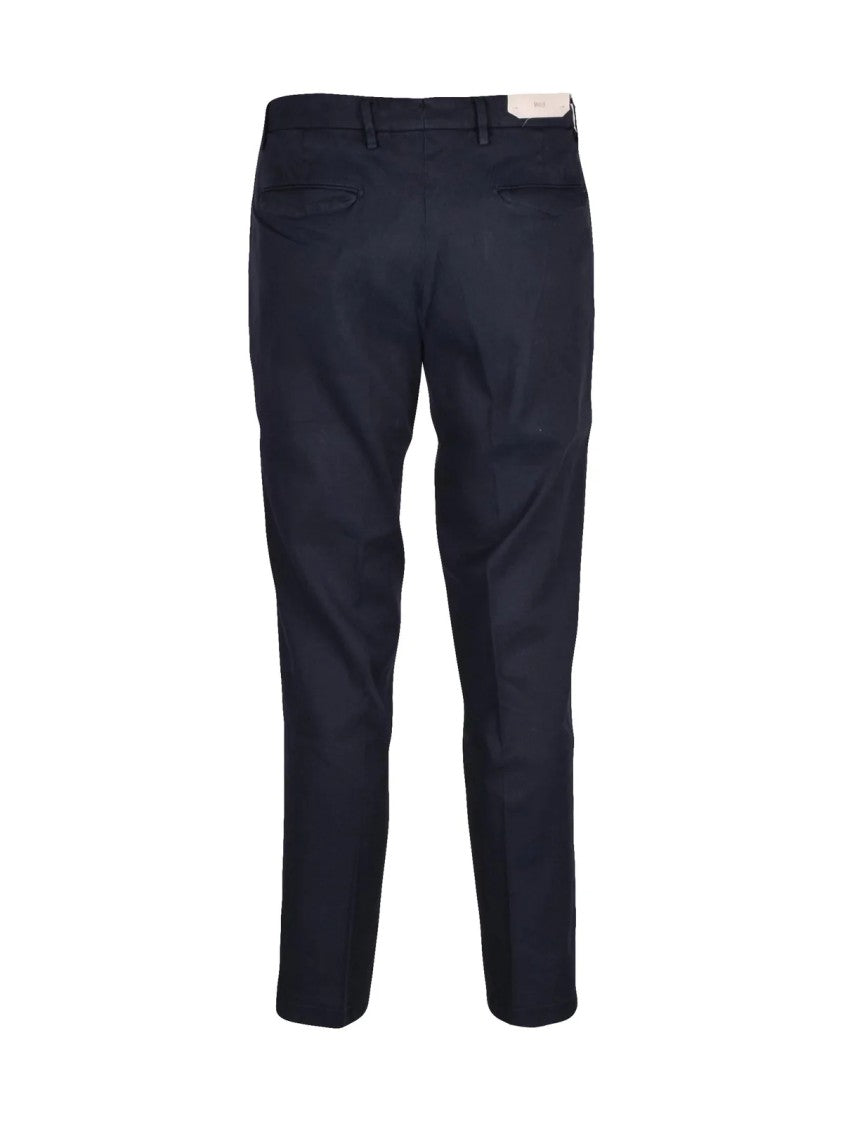 Briglia 1949 Briglia 1949 Linen Cotton Stretch Trousers - Blue