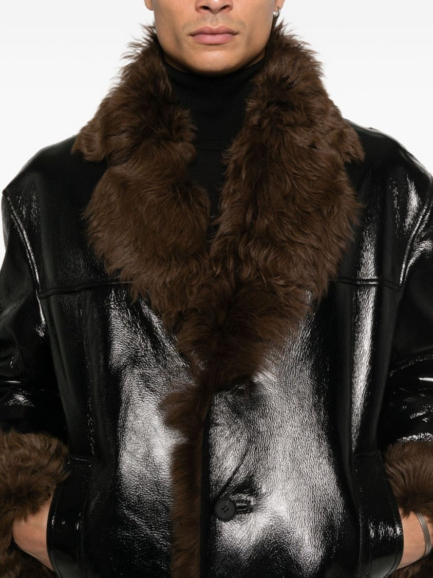 Diesel Glossy Black Coat