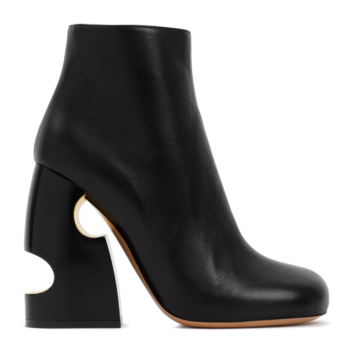 Off-White Black Pop Bulky Nappa Ankle Boot
