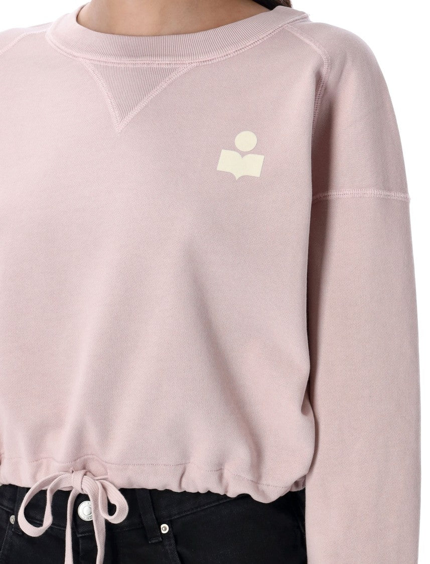 Isabel Marant Étoile Margo Soft Fleece Balloon Sleeve Top