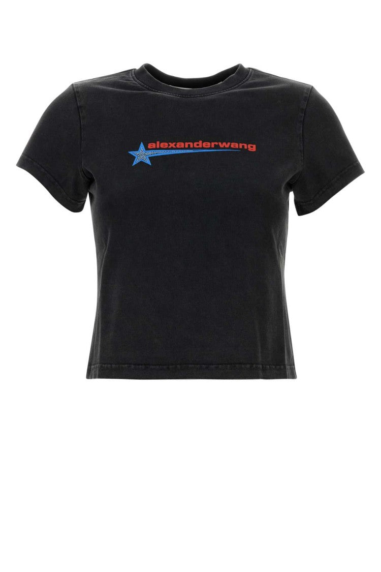 Alexander Wang Slate Cotton T-Shirt
