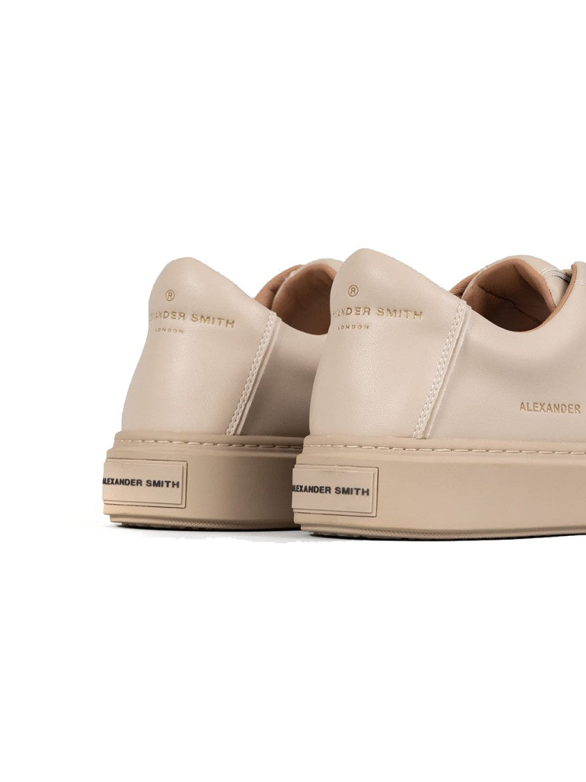 Alexander Smith Lightweight Beige Trainers With Minimalist Design