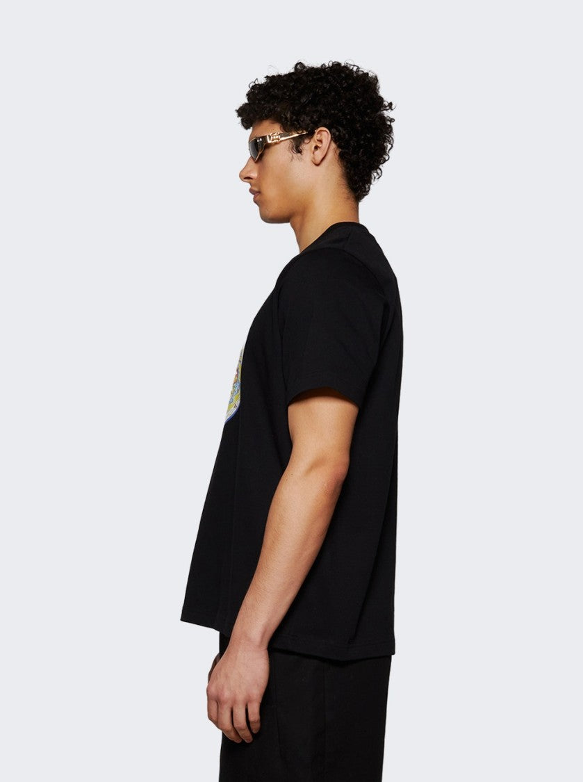 Casablanca The Four Elements Printed Tee Black
